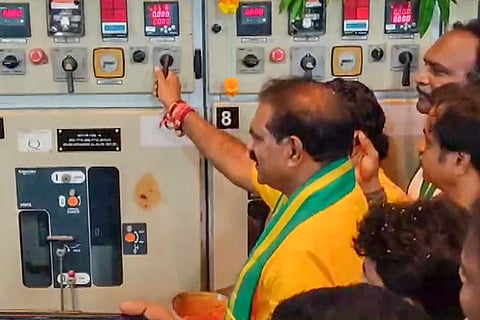 AP Minister Nimmala Ramanaidu releases Godavari waters